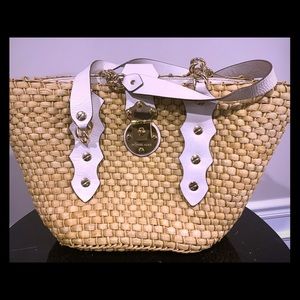 Michael Kors wicker handbag